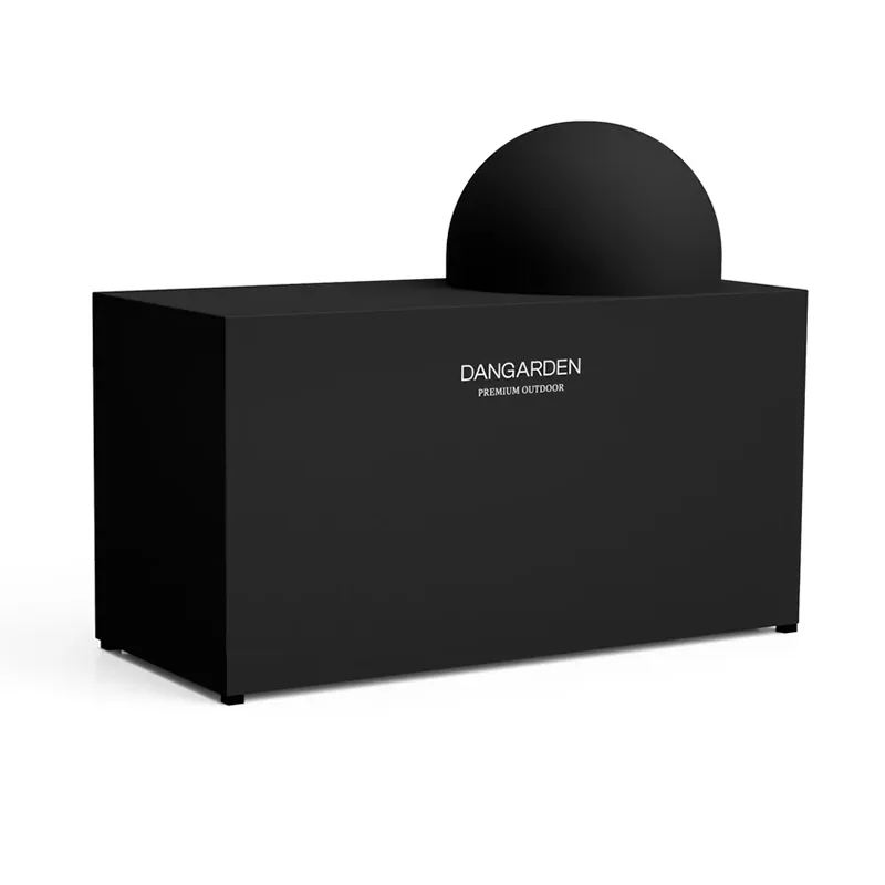 Црн надворешен кабинет водоотпорен капак