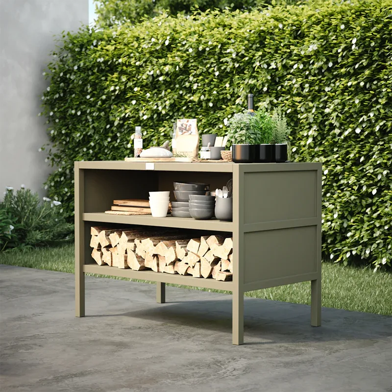 Double Layer Outdoor Kitchen Cabinet Double Layer Outdoor Kitchen Cabinet