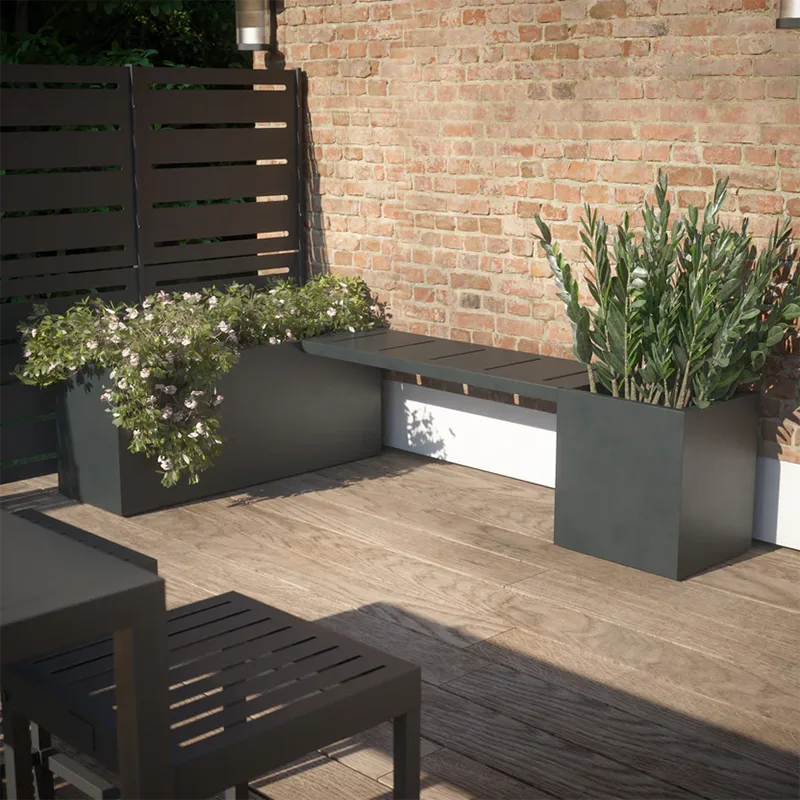 Lightweight Square Outdoor Planter Lightweight Square Outdoor Planter